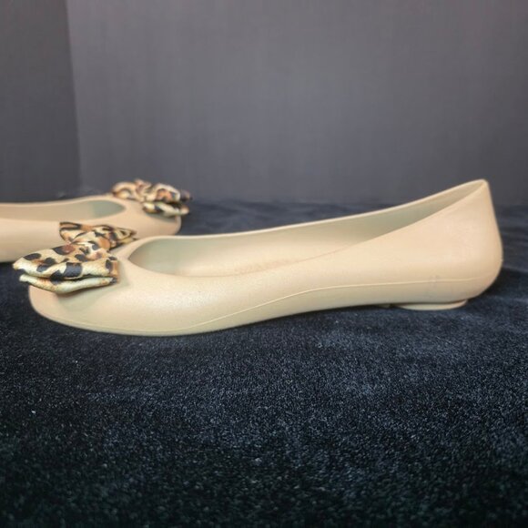 Oka B Leopard Bow Ballet Flats 8 - Picture 3 of 10